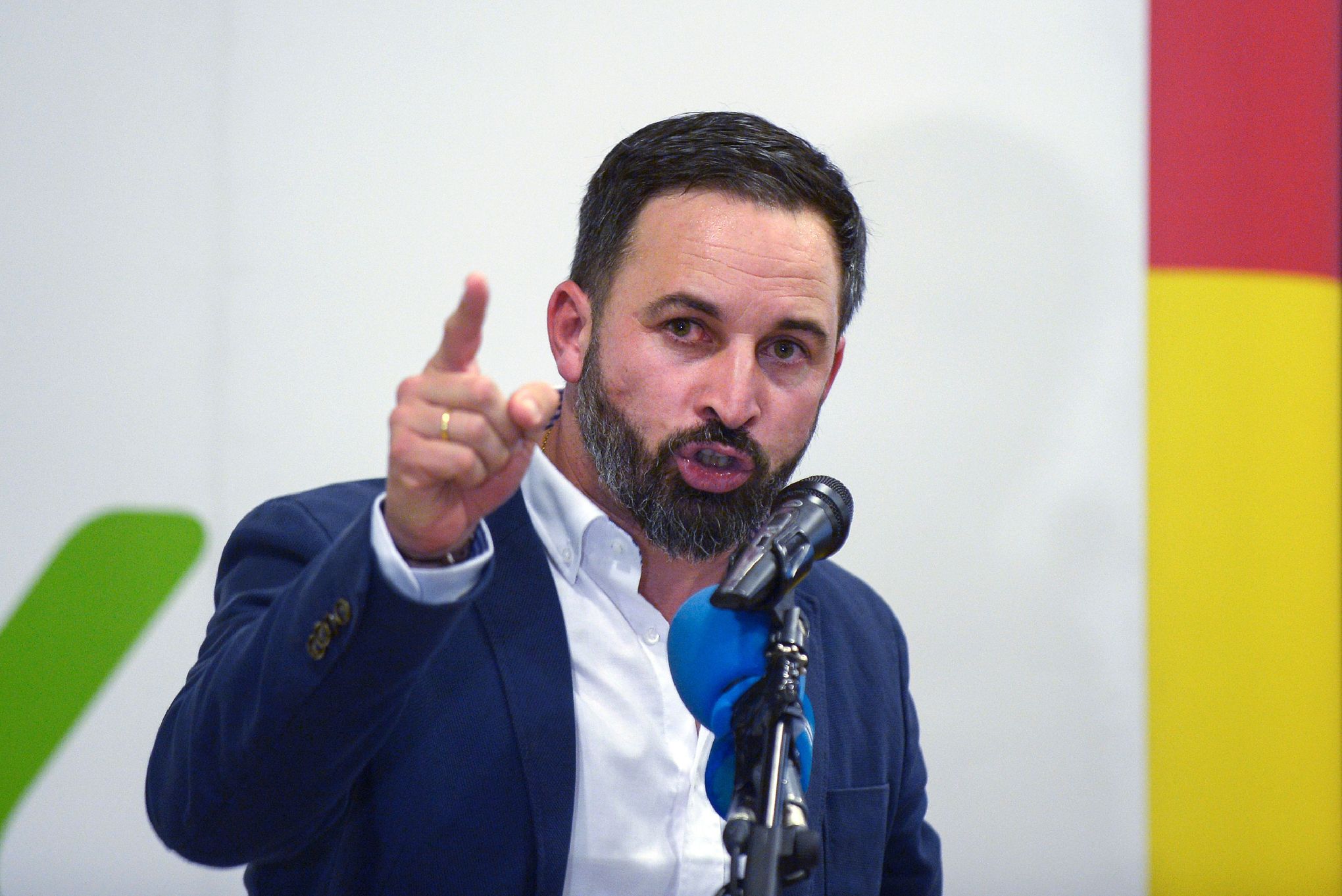 Santiago Abascal, le chef du parti espagnol d'extrême droite VOX