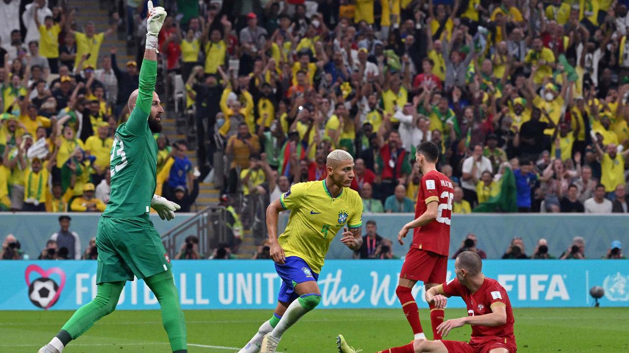 Mondial: Le Brésil surclasse la Serbie grâce à un doublé de Richarlison