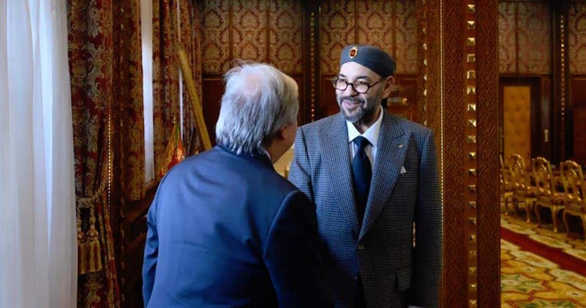 Le roi Mohammed VI a reçu le secrétaire général des Nations Unies Antonio Guterres