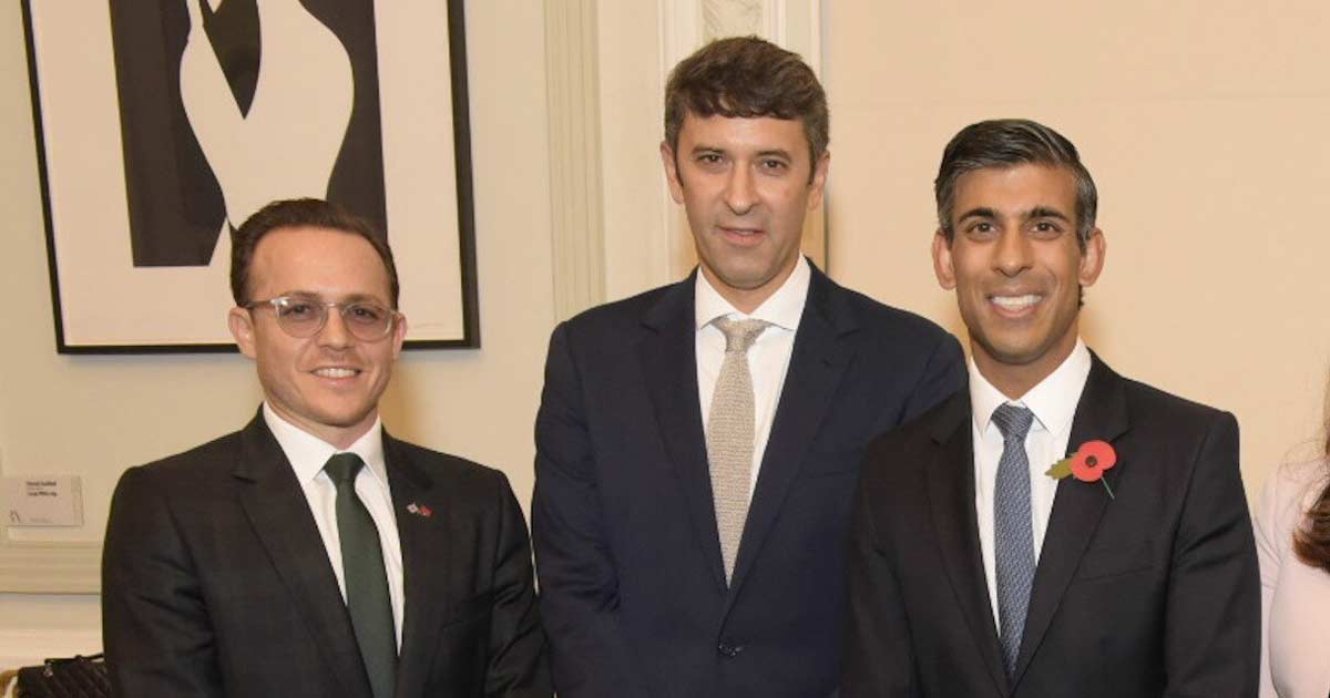 Première prise de contact entrel'ambassadeur Hakim Hajoui et Rishi Sunak