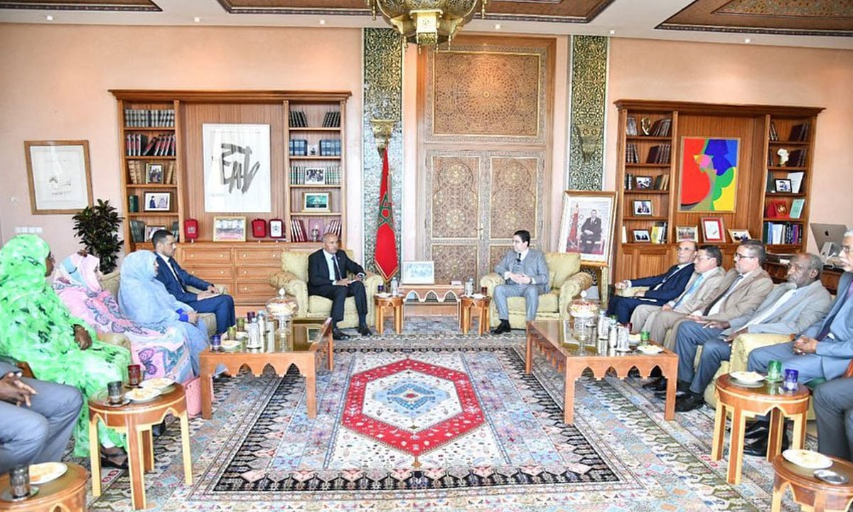 Bourita s'entretient avec le président de l’Assemblée nationale mauritanienne