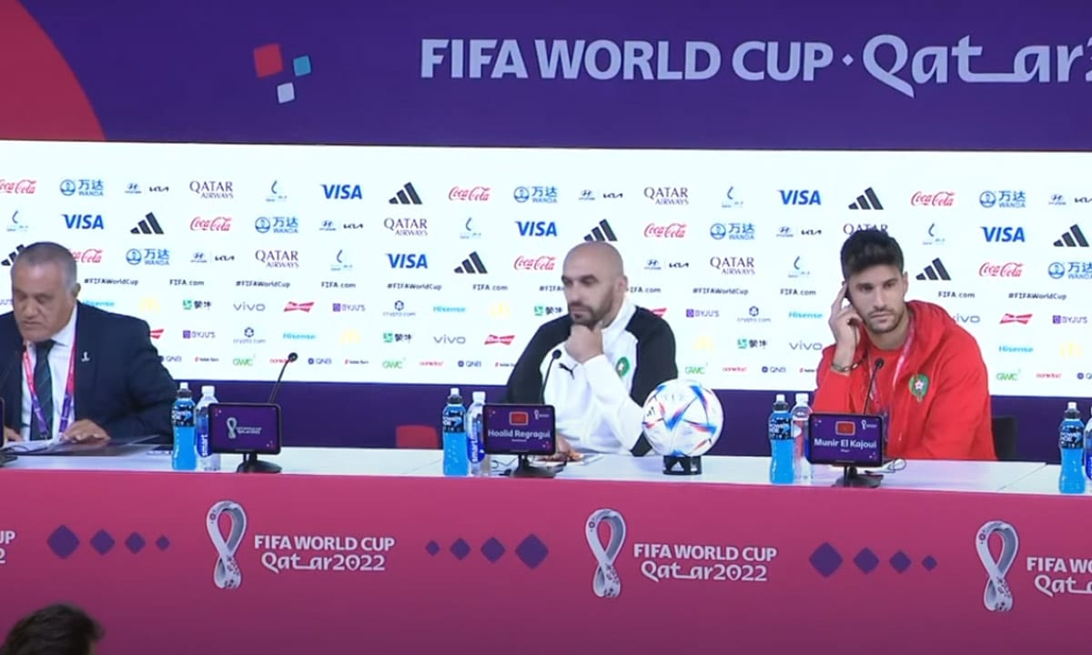 Mondial: Regragui "espère que l'Espagne ne saura pas quoi faire du ballon"