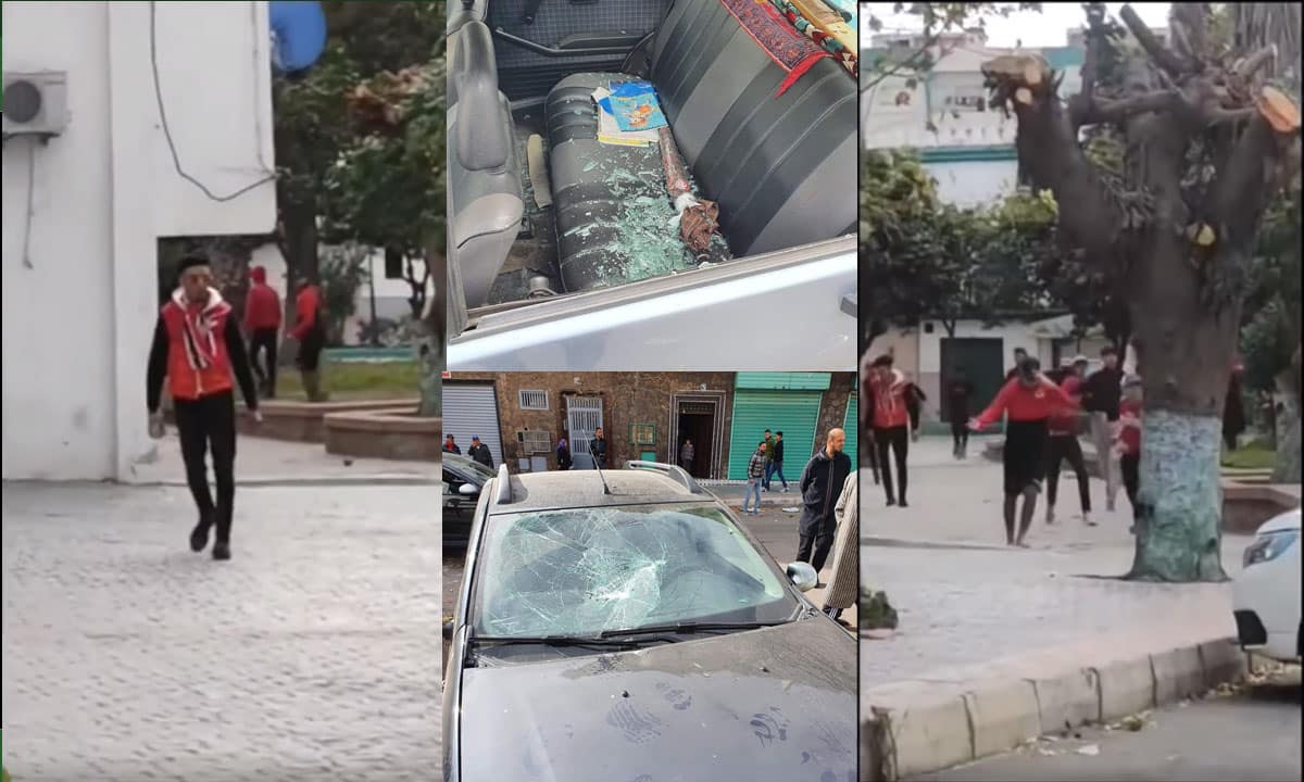 Vidéos. Les supporters du Wydad sèment la terreur à Tétouan