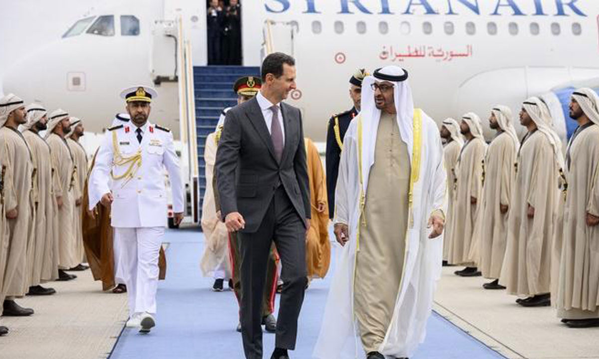 Visite du président syrien Bachar al-Assad aux Emirats arabes unis