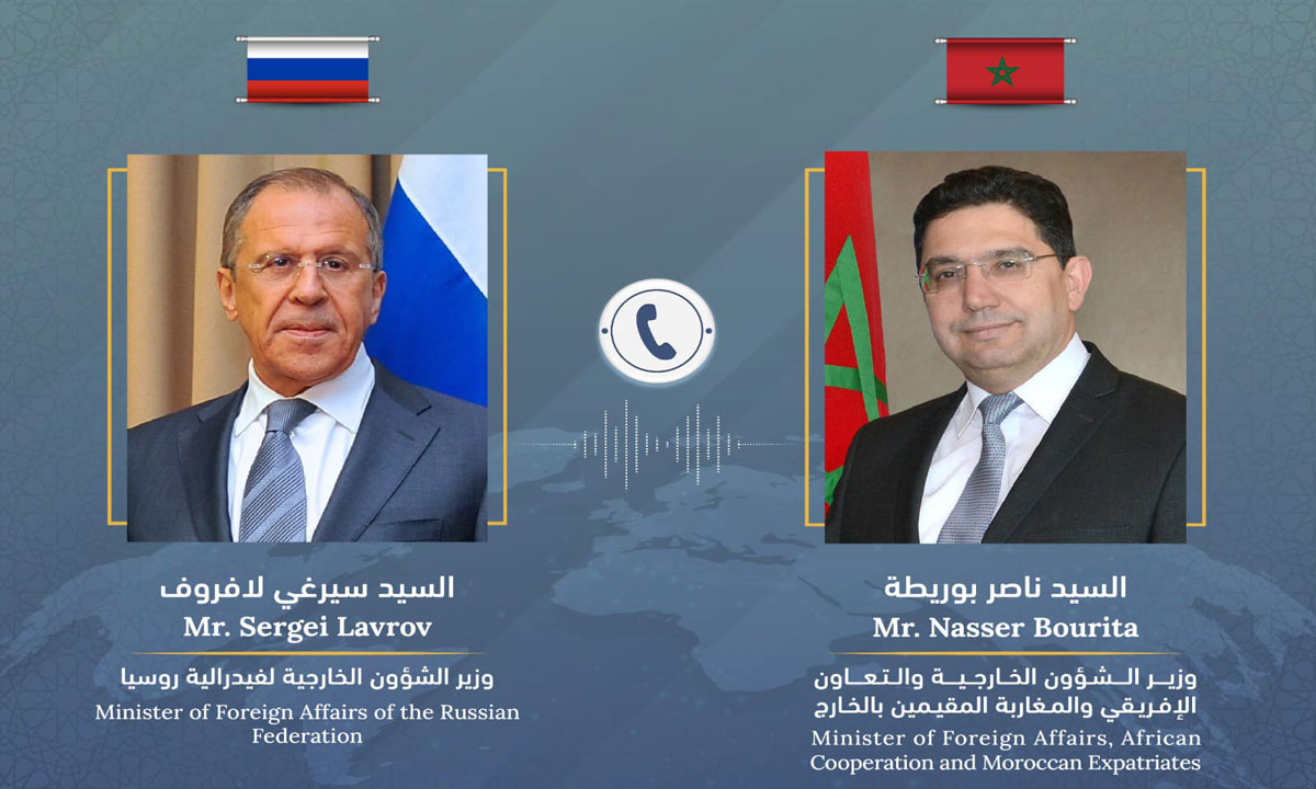 Appel téléphonique entre Bourita et Lavrov