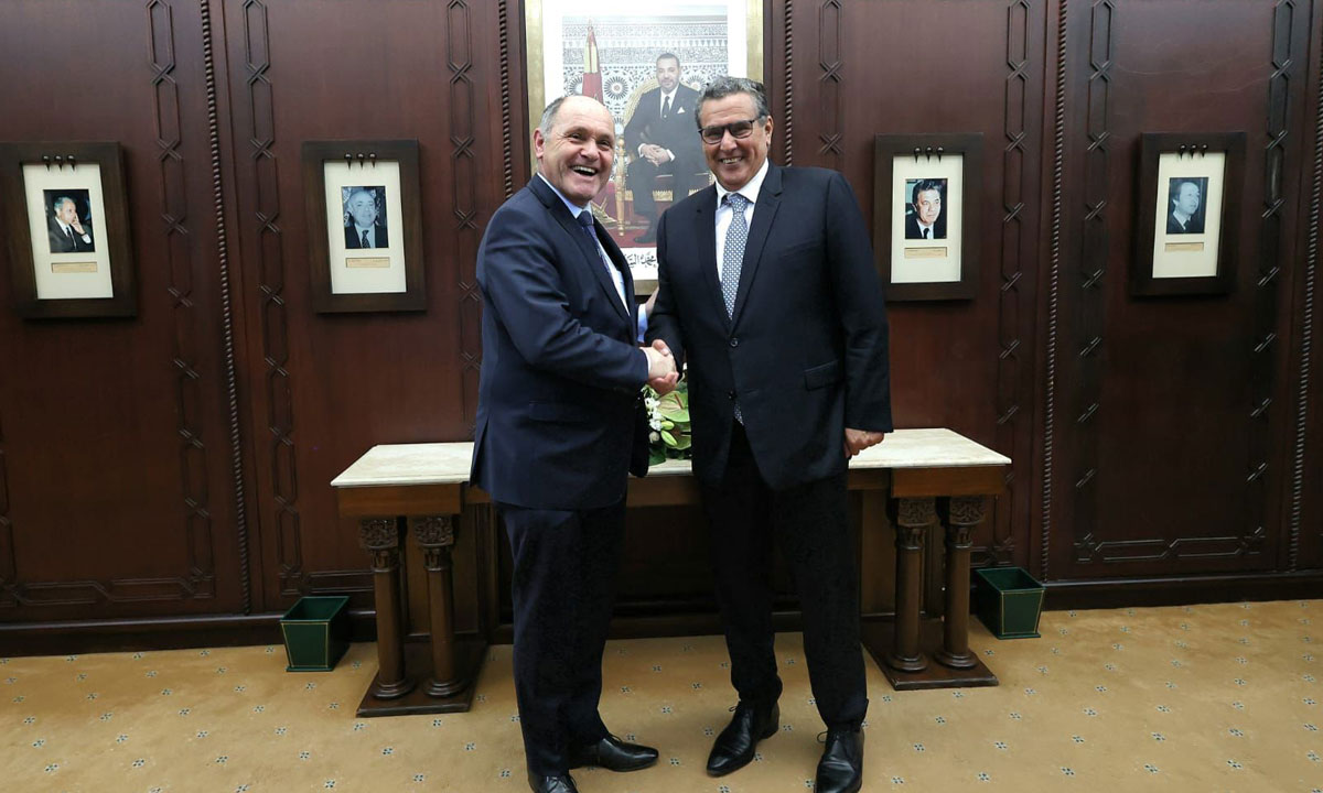 Akhannouch reçoit le Président du Conseil national autrichien Wolfgang Sobotka
