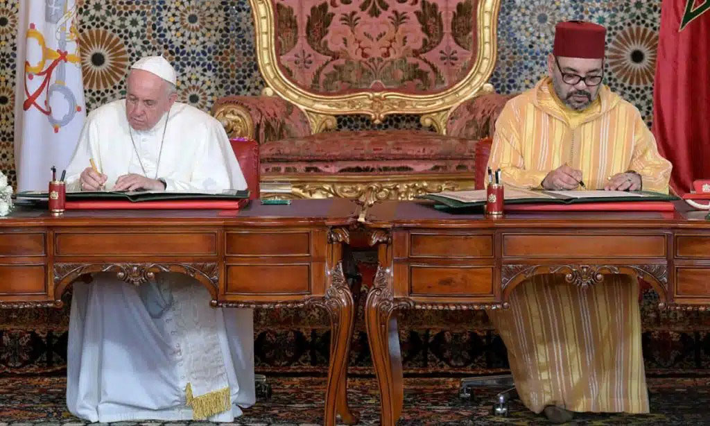 Le roi Mohammed VI élicite le Pape François à l’occasion de l'anniversaire de son investiture à la mission papale