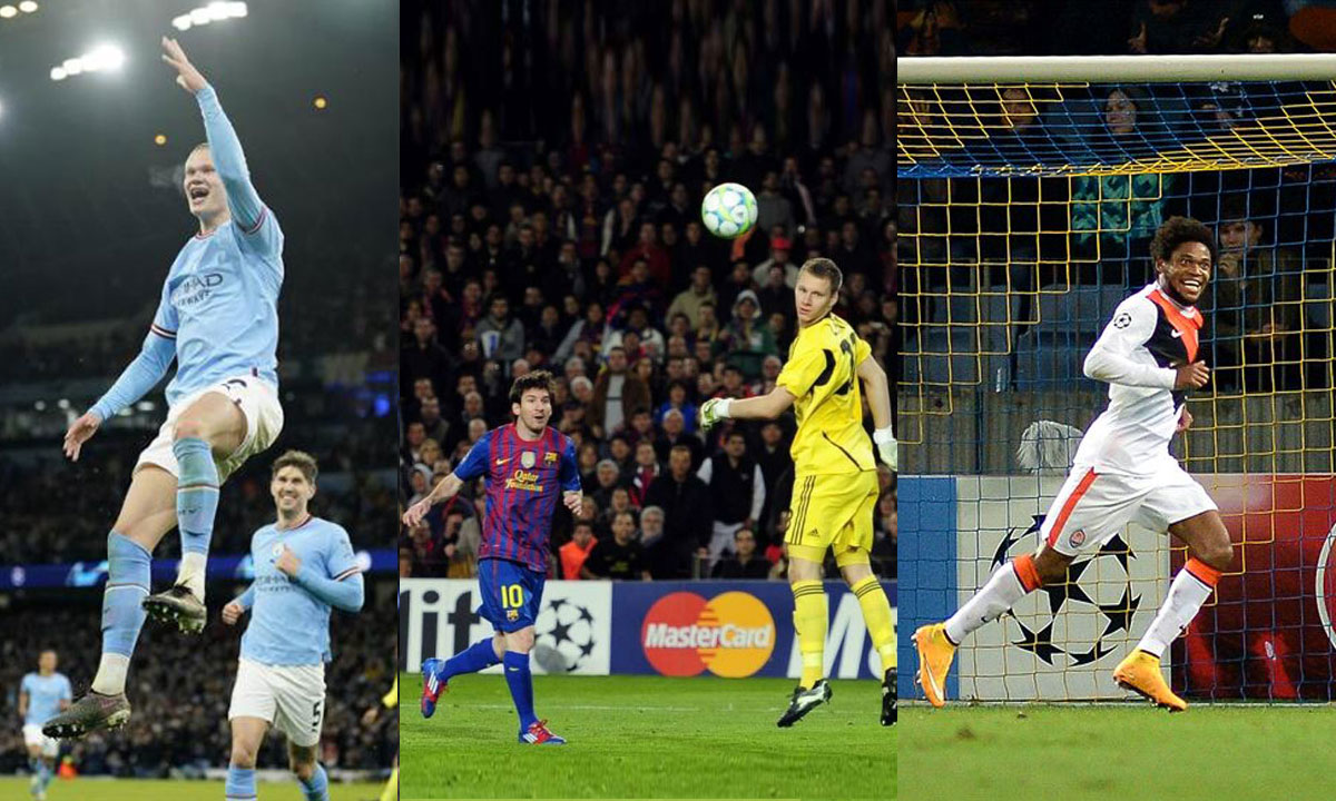 Vidéos. Les quintuplés de la Ligue des Champions: après Messi et Luiz Adriano, Haaland