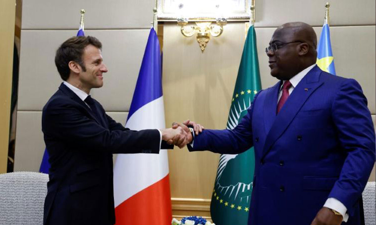Macron: la RDC ne doit "pas être un butin de guerre"