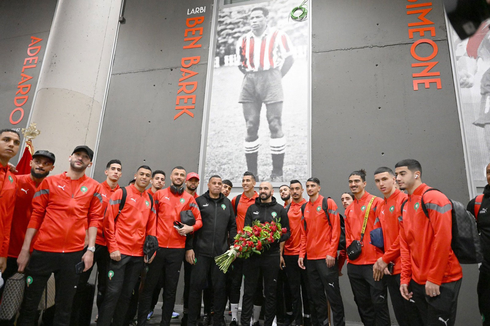 Les Lions de l'Atlas ont rendu hommage à la légende du football Larbi Ben Barek