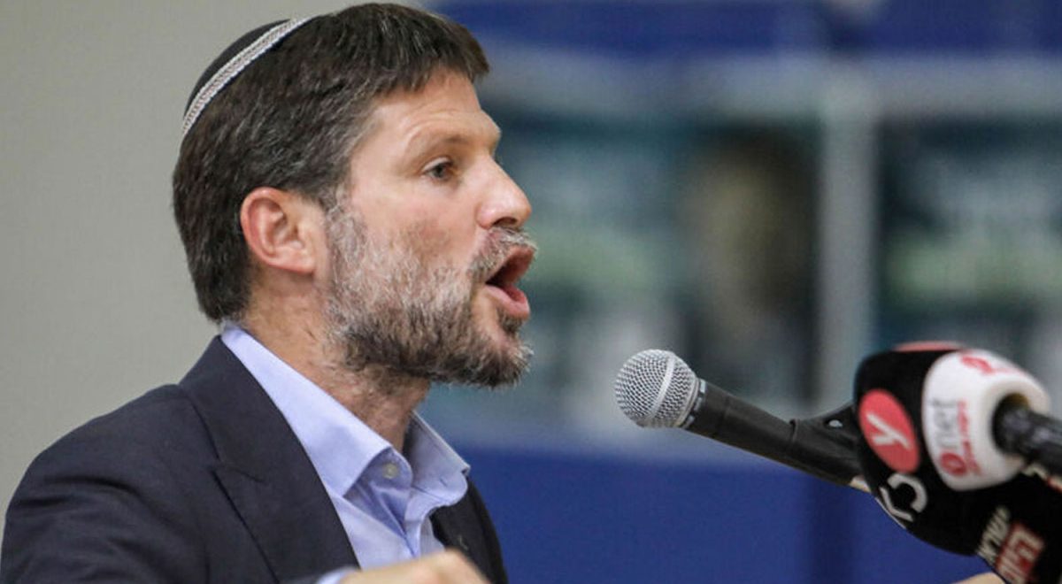 "Il n'y a pas de Palestiniens car il n'y a pas de peuple palestinien", a déclaré dimanche soir Bezalel Smotrich