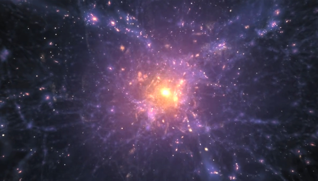 Naissance d'un amas de galaxies observée dans l’Univers primitif
