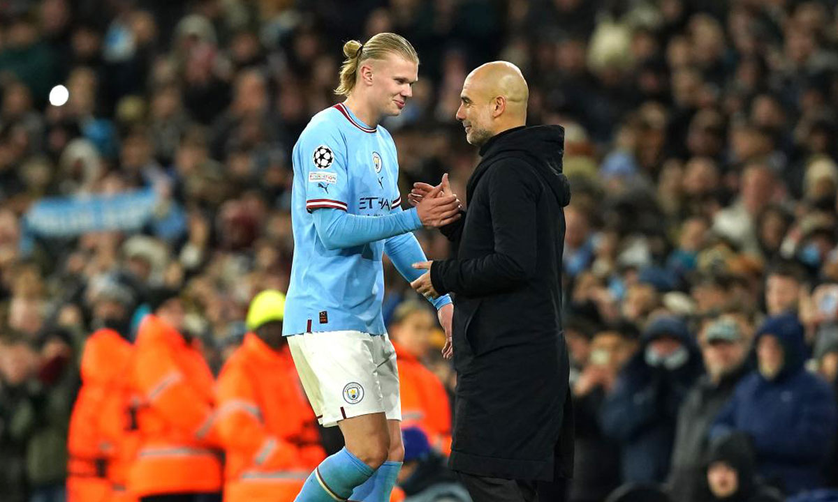 Pep Guardiola a sorti Erling Haaland contre Leipzig
