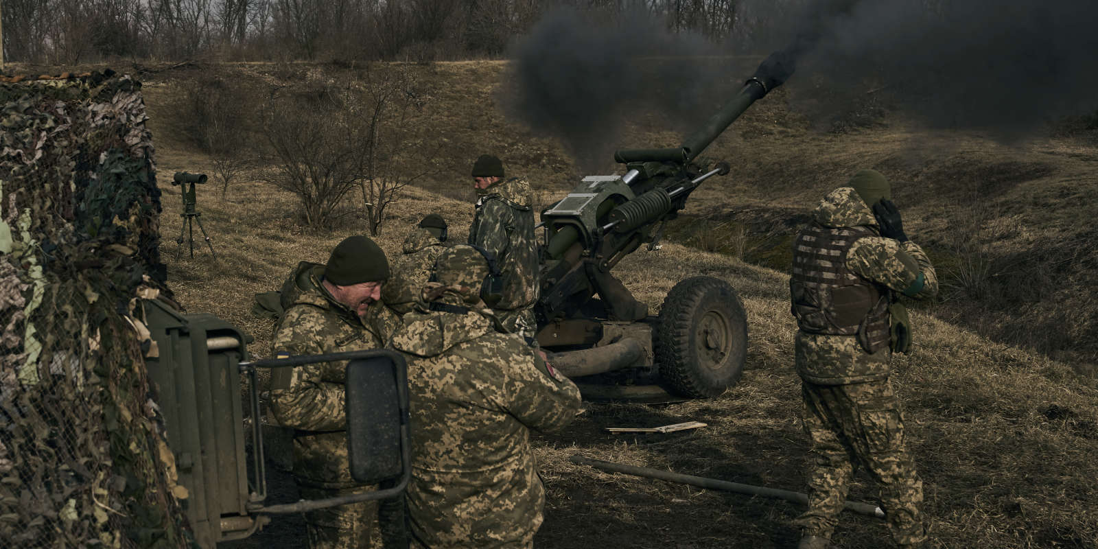 Ukraine: des hommes, des canons et la mort pour défendre Bakhmout