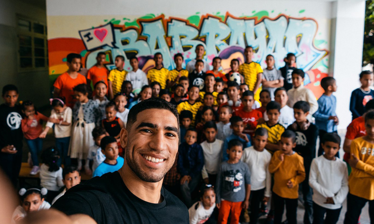 Aïd: Achraf Hakimi et Azzdine Ounahi visitent des associations pour enfants