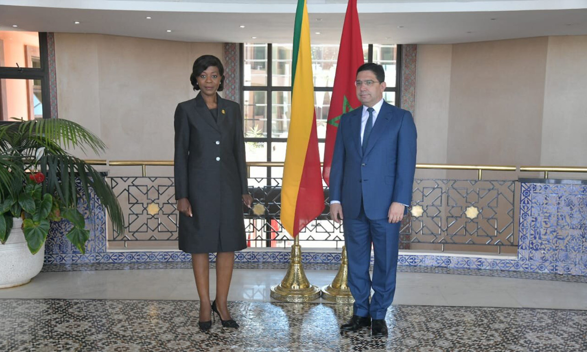 Bourita reçoit la ministre congolaise de l'Environnement, porteuse d’un message écrit au roi Mohammed VI du président de la République du Congo