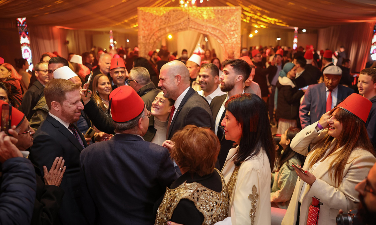Vidéo.Photos/Israël: La Knesset aux couleurs marocaines traditionnelles pour célébrer la Mimouna