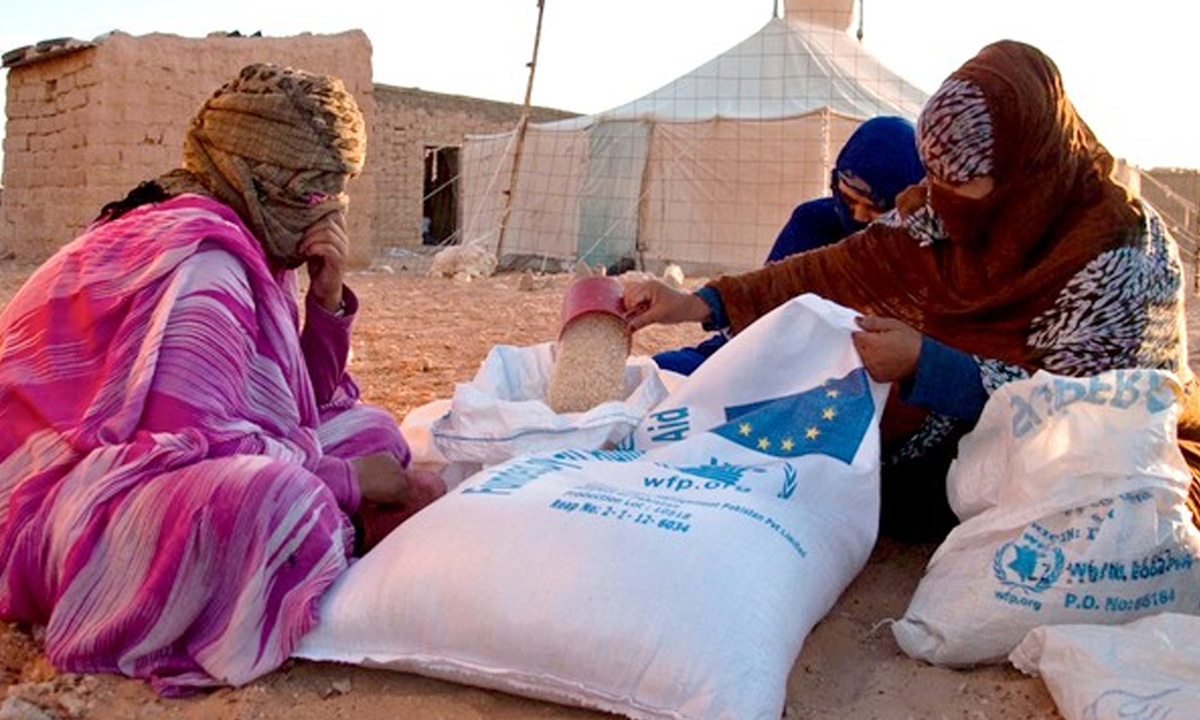 Le scandale du détournement des aides humanitaires destinées aux camps de Tindouf par l'Algérie et le "polisario"  relevé par un rapport du PAM