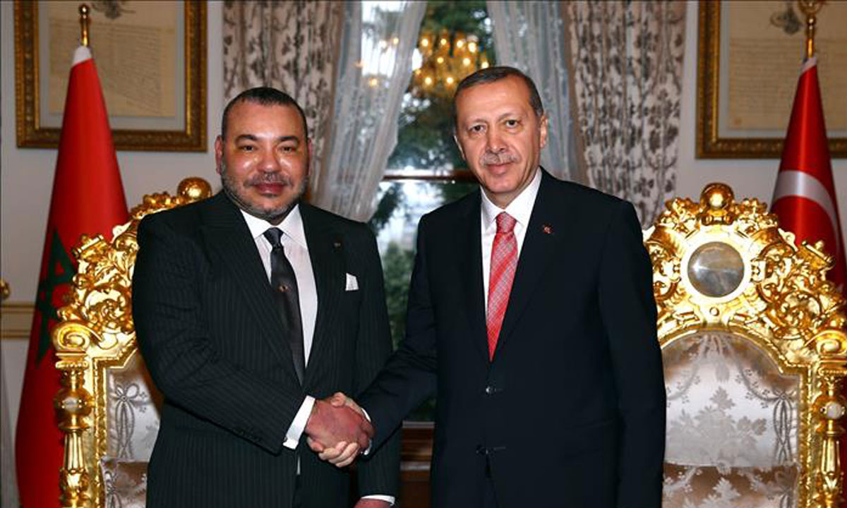 Le Roi Mohammed VI félicite Erdoğan à l'occasion de sa réélection président de la Turquie 