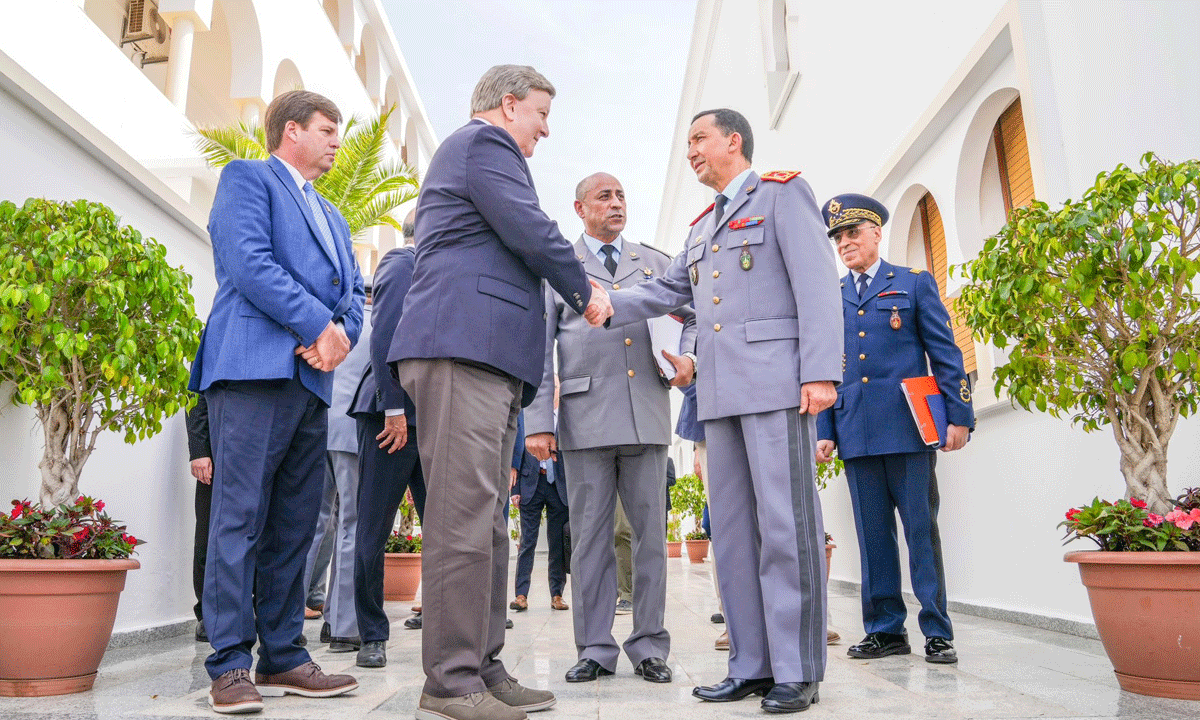 Le nouvel Inspecteur général des FAR reçoit une délégation américaine