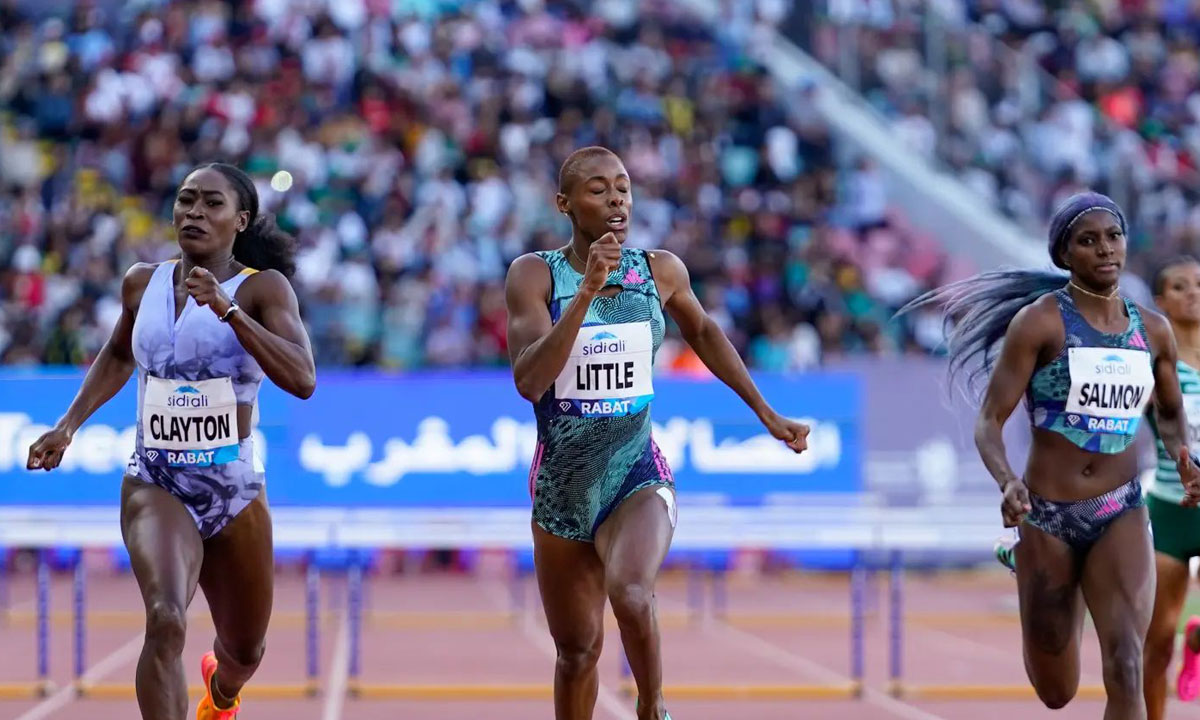 Meeting international Mohammed VI d'athlétisme (Ligue de diamant): l'Américaine Shamier Little remporte le 400 m haies