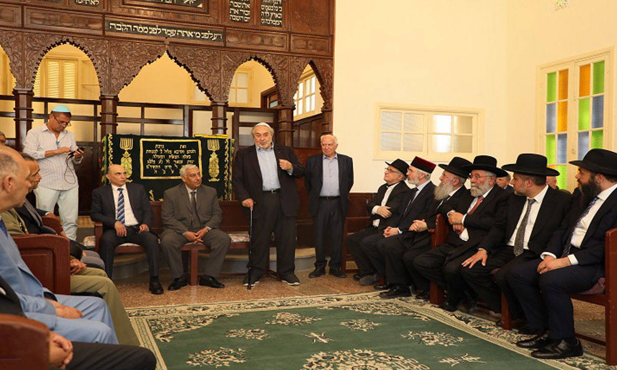 Inauguration de la synagogue juive "Toledano" après sa restauration à Meknès