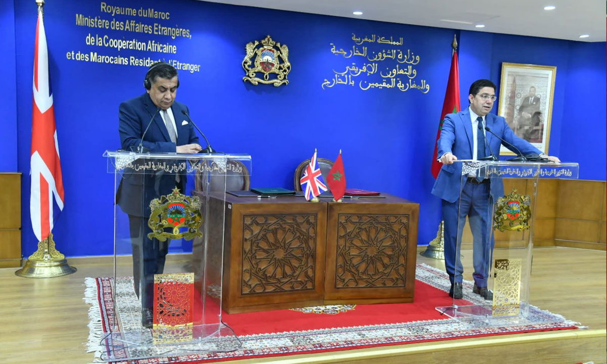 Bourita: le Maroc salue la position positive du Royaume-Uni sur la question du Sahara