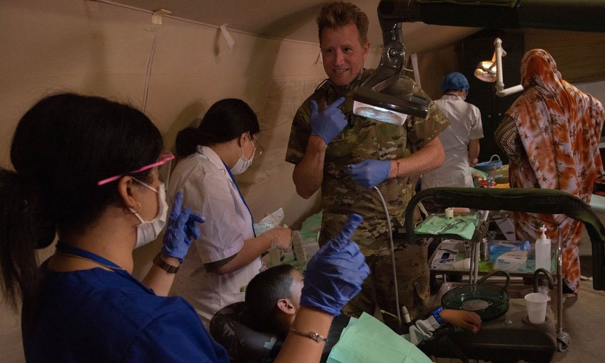 "African Lion 2023": déploiement d'un hôpital médicochirurgical de campagne à Rasmouka, commune relevant de la province de Tiznit
