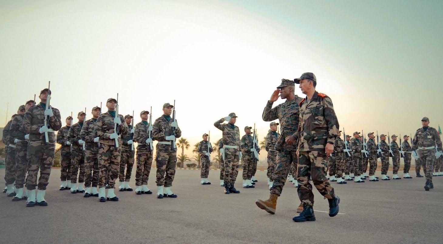 african lion 2023 agadir ceremonie honneur participants 