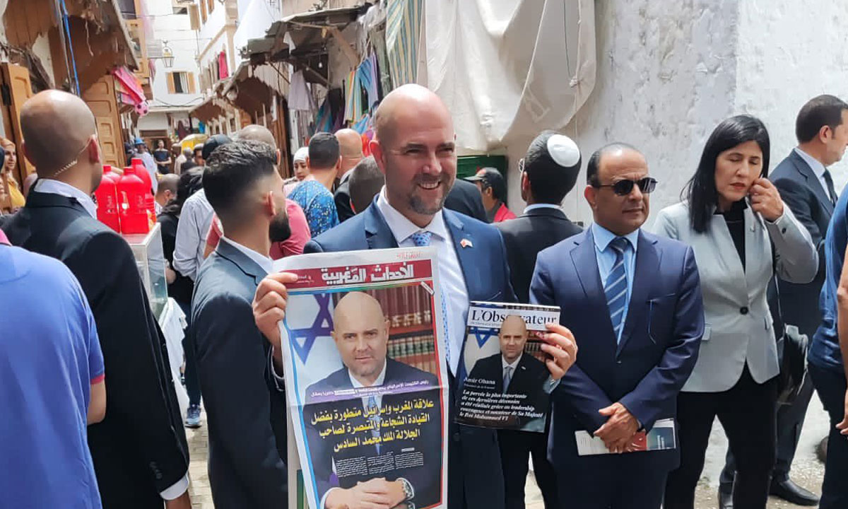Arrivée du président de la Knesset Amir Ohana au Maroc
