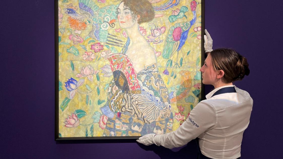 La "Dame à l'éventail" de Gustav Klimt