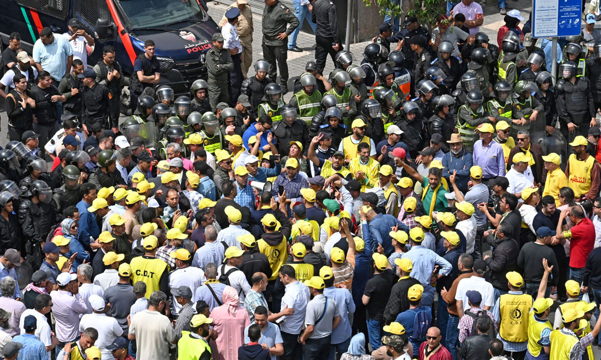 Vidéos. Casablanca: la CDT brave l'interdiction, se mobilise contre la vie chère