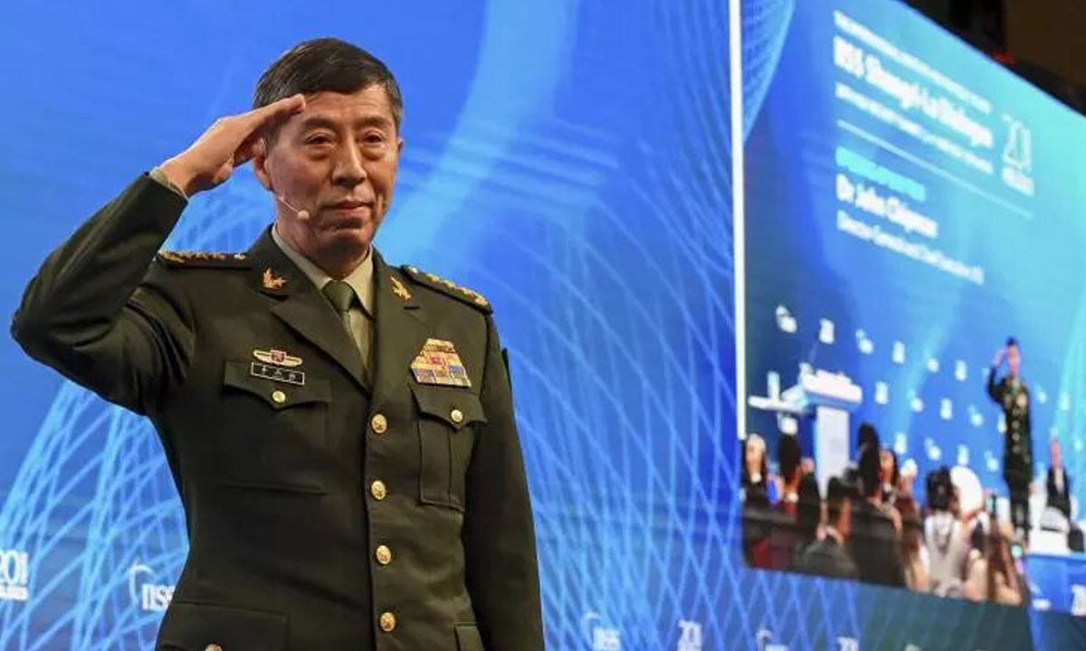 Le ministre chinois de la Défense, Li Shangfu, a dénoncé dimanche la création d'alliances militaires "de type Otan" en Asie-Pacifique