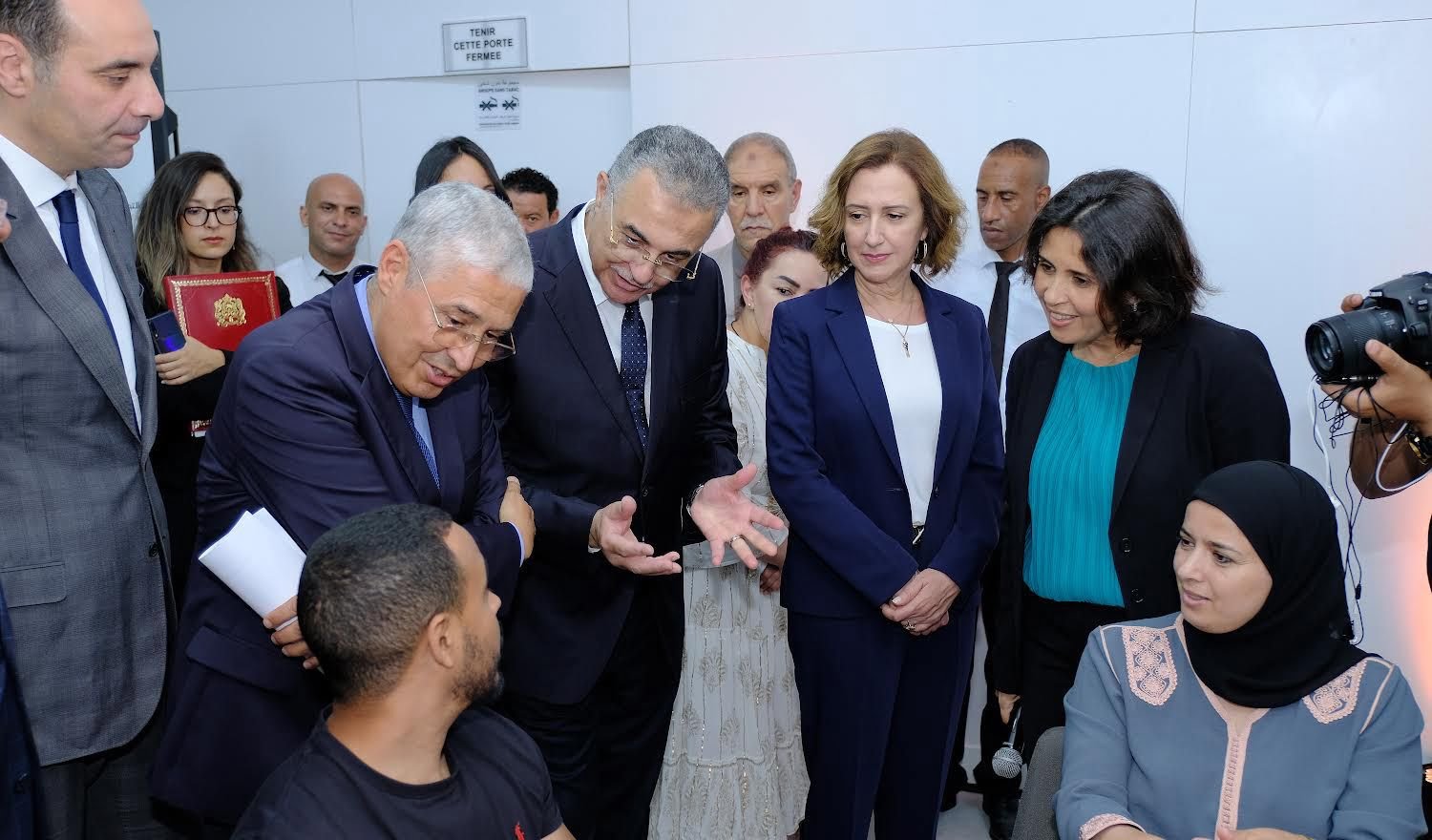Fatim-Zahra Ammor, ministre du tourisme de l’artisanat, Mohamed El Kettani, PDG d'Attihariwafa bank,Tamwilcom , Dar Al Moukawil