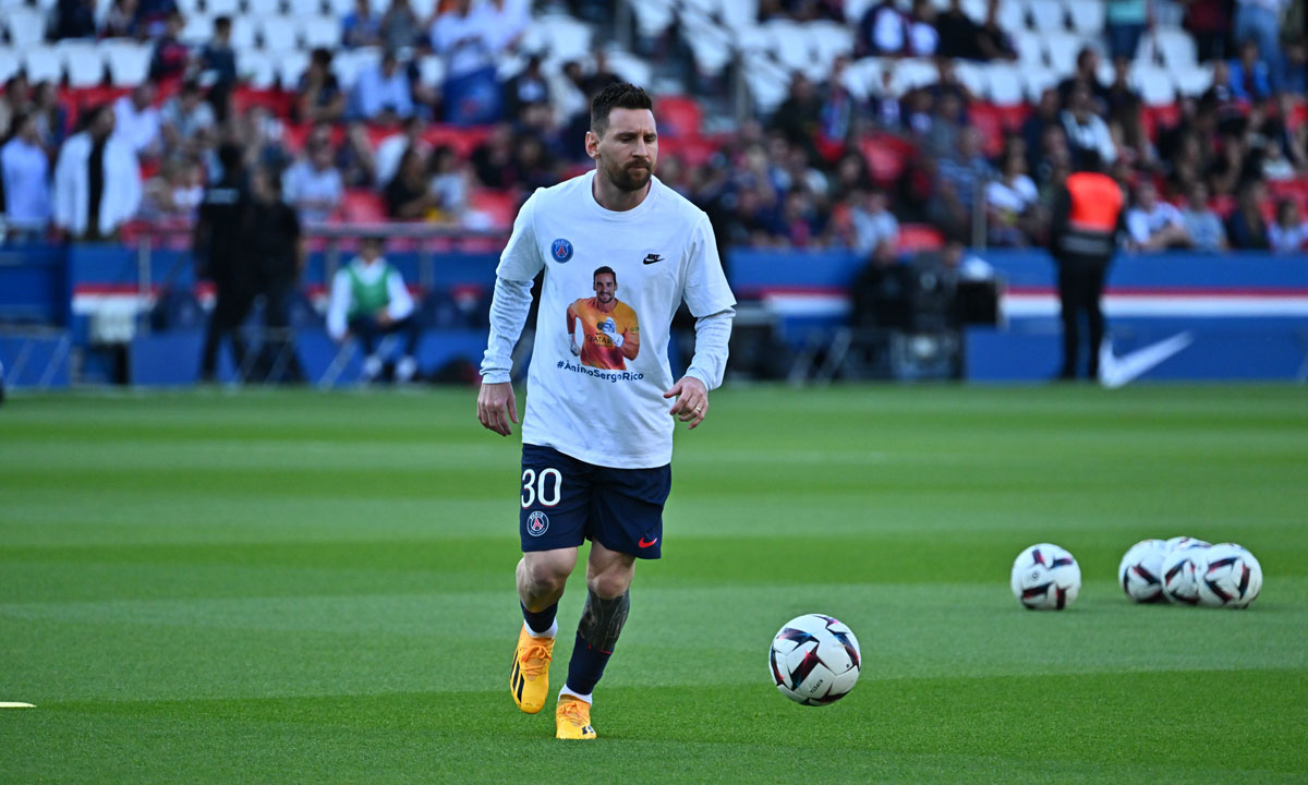 messi siffle au parc pour son dernier match au Parc des Princes
