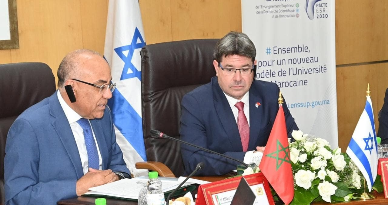 ministre de l'Enseignement supérieur, Ofir Akunis, ministre israélien  de l'Innovation, Abdellatif Miraoui, innovation