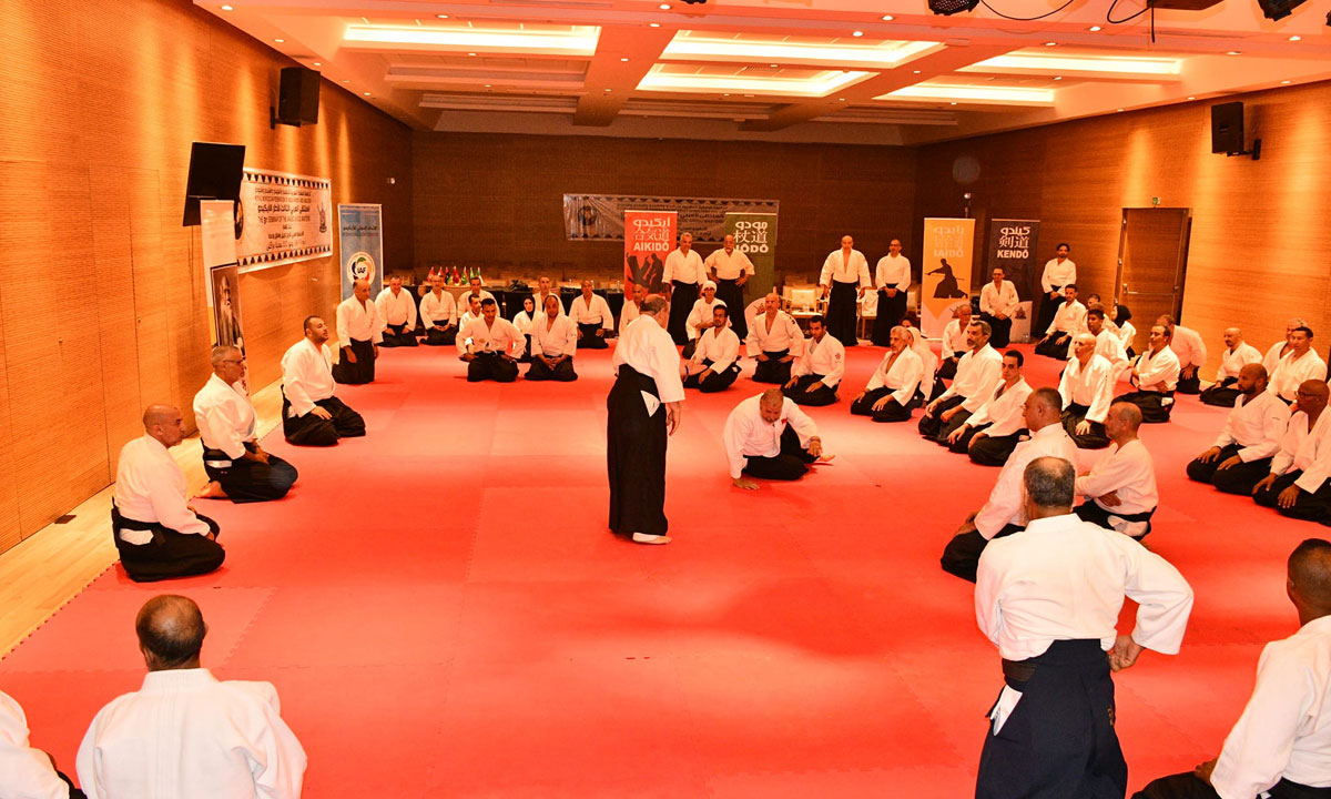 Marrakech : Plus de 400 aïkidokas arabes bénéficiaires d’un stage technique dans la discipline