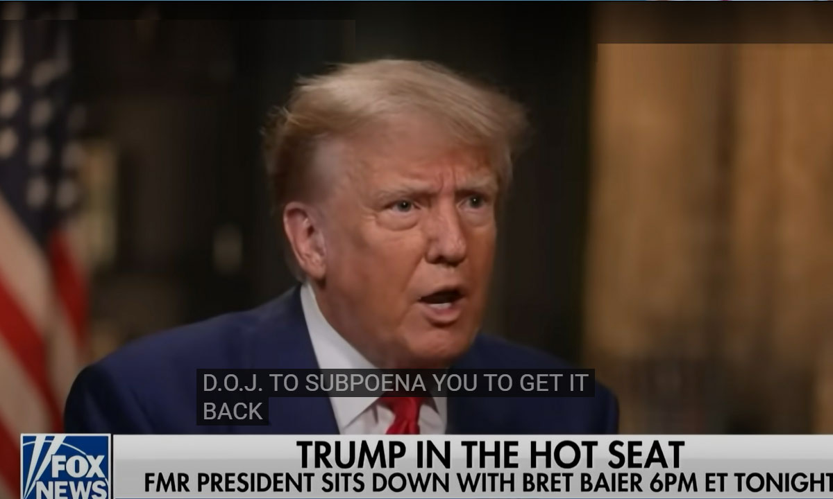 Trump dit avoir été trop "occupé" pour trier des secrets d'Etat