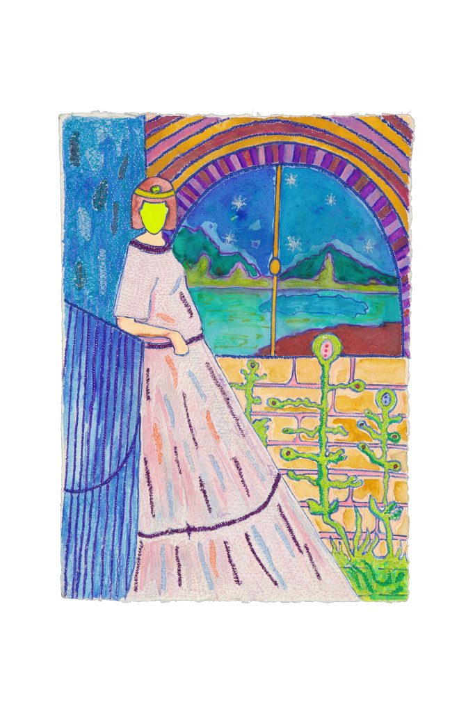 memoire vive 15, Achraf Remok, Margaux Derhy,  Ayoub Amrani, D’une rive à l’autre, peinture, art plastique
