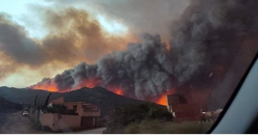 algerie 15 morts 26 blesses feux foret