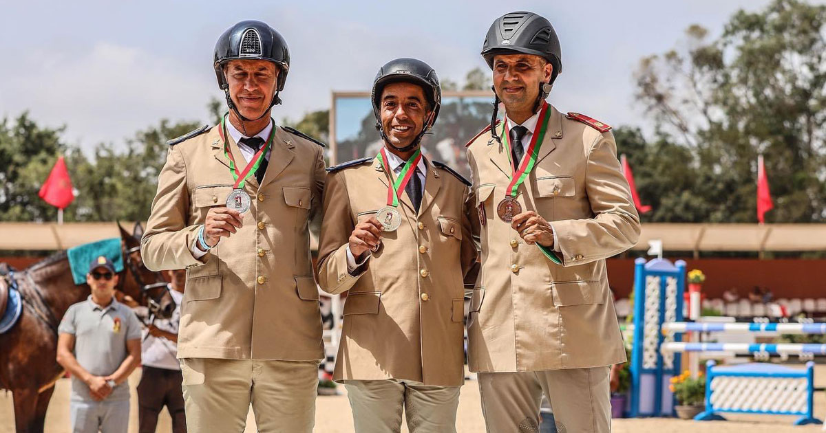 Grand prix des FAR de saut d'obstacles: le Club équestre des FAR d'Oujda sacré