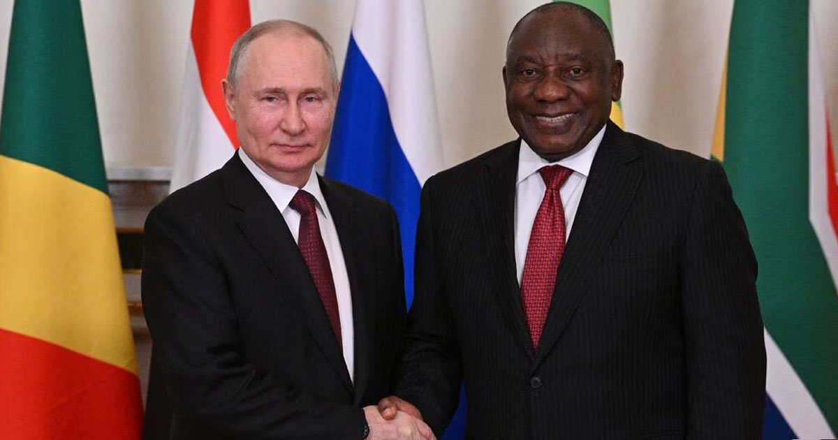 Afrique du Sud : le Président russe n'assistera pas au Sommet des BRICS à Johannesburg (Présidence)
