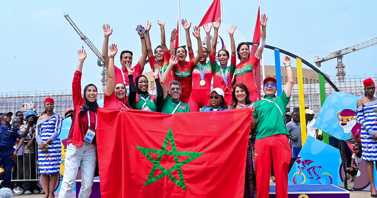 L'équipe marocaine féminine de cyclisme rafle tout aux Jeux de la francophonie