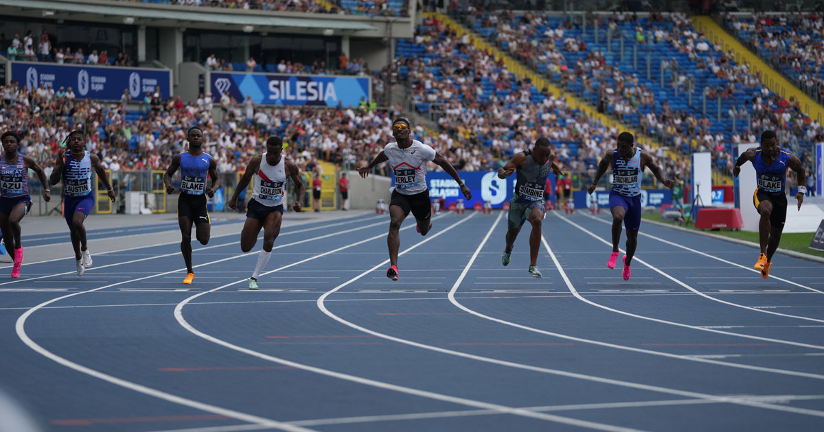 Vidéo. Meeting de Silesia: Kerley battu sur 100 m en Pologne, à un mois des Mondiaux