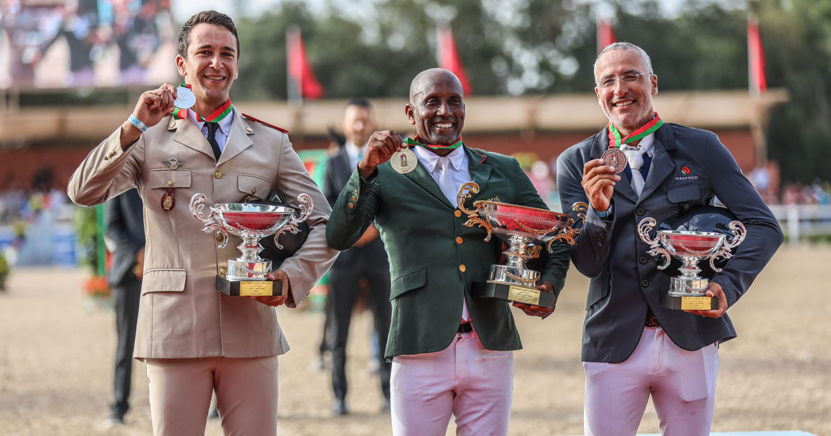 Semaine du cheval 2023 (championnat du Maroc de saut d'obstacles seniors): Abdelkebir Ouaddar remporte le Prix Mohammed VI