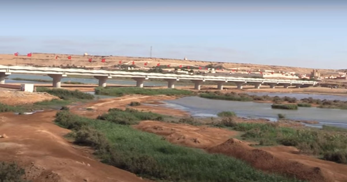 Laâyoune: Mise en service d'un grand pont sur l’Oued Sakia Al Hamra d'un coût de 107,6 MDH
