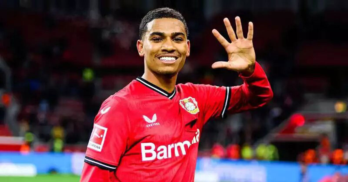 Amine Adli, l'international marocain du Bayer Leverkusen.