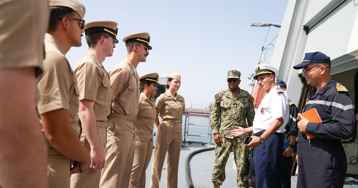 Atlas Handshake 23: la frégate Moulay Ismail participe à un exercice militaire avec l'US Navy.