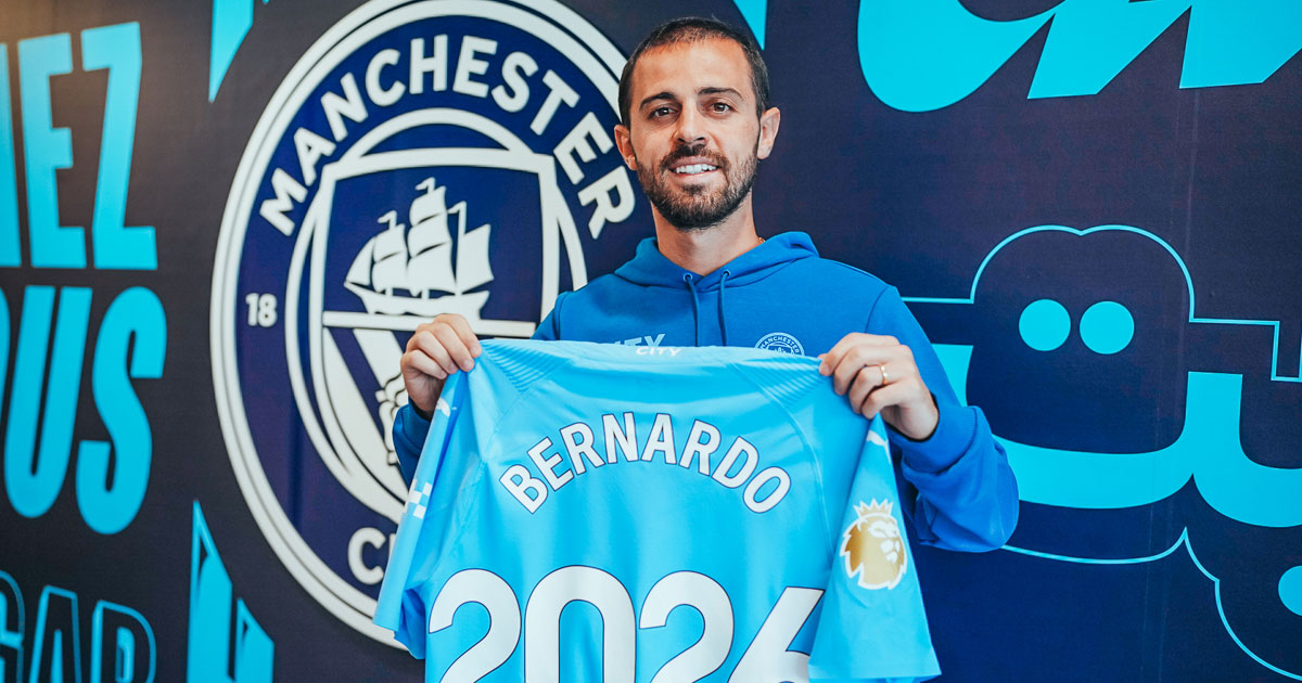 Angleterre: Bernardo Silva à Manchester City jusqu'en 2026 (club)