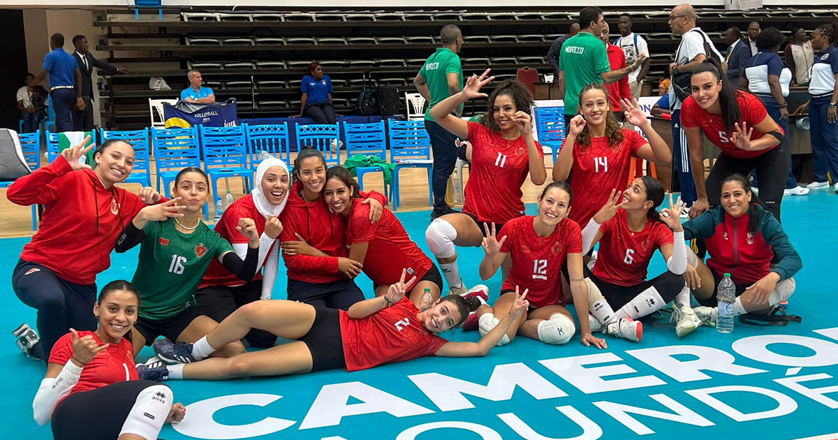 CAN de Volley-ball/Dames (Cameroun-2023): Le Maroc bat le Burkina Faso (3-0)